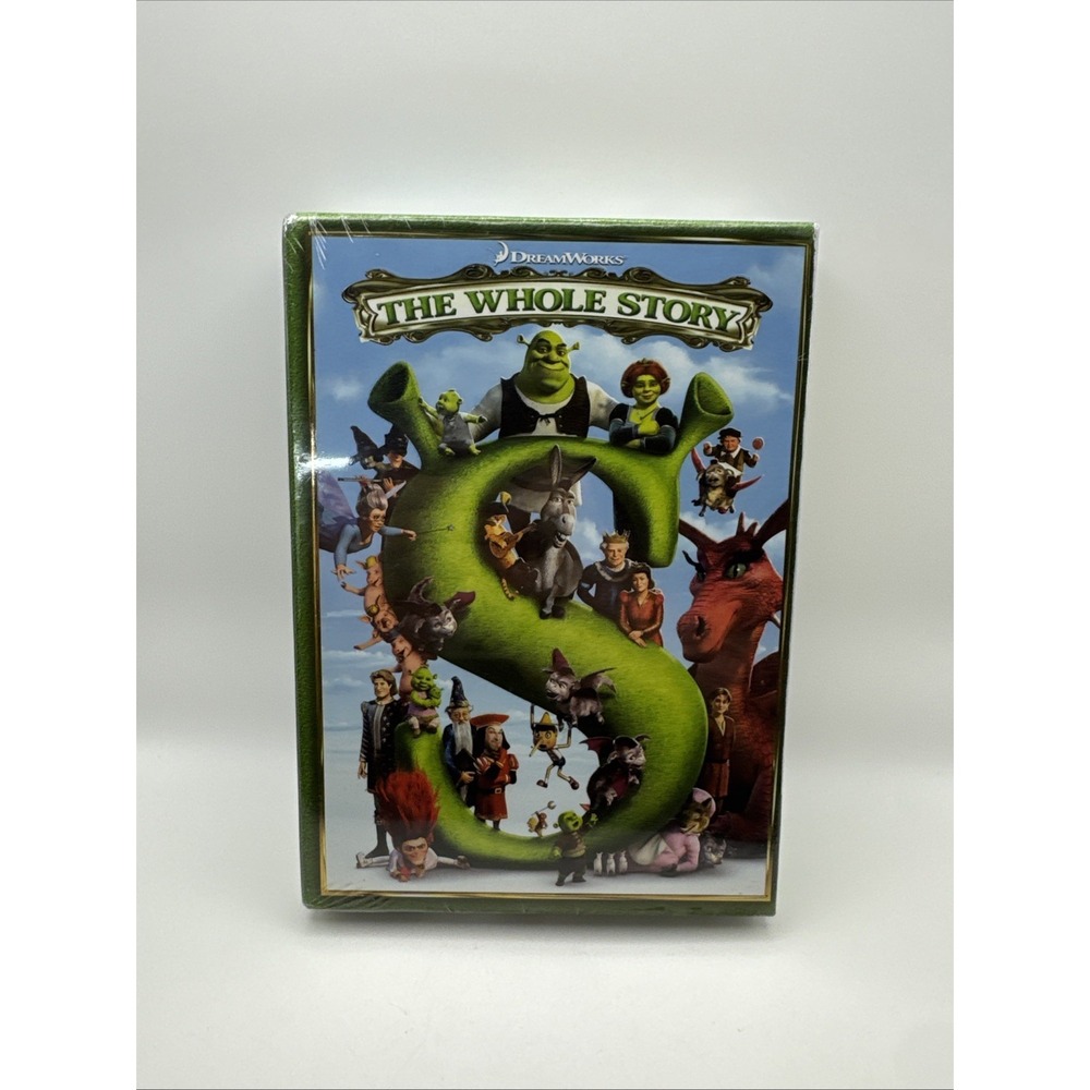 Shrek the Whole Story Quadrilogy (DVD) All 4 Movies - Brand New